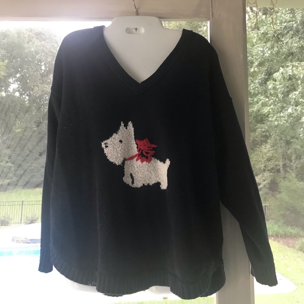 Sweater navy blue Size M petite